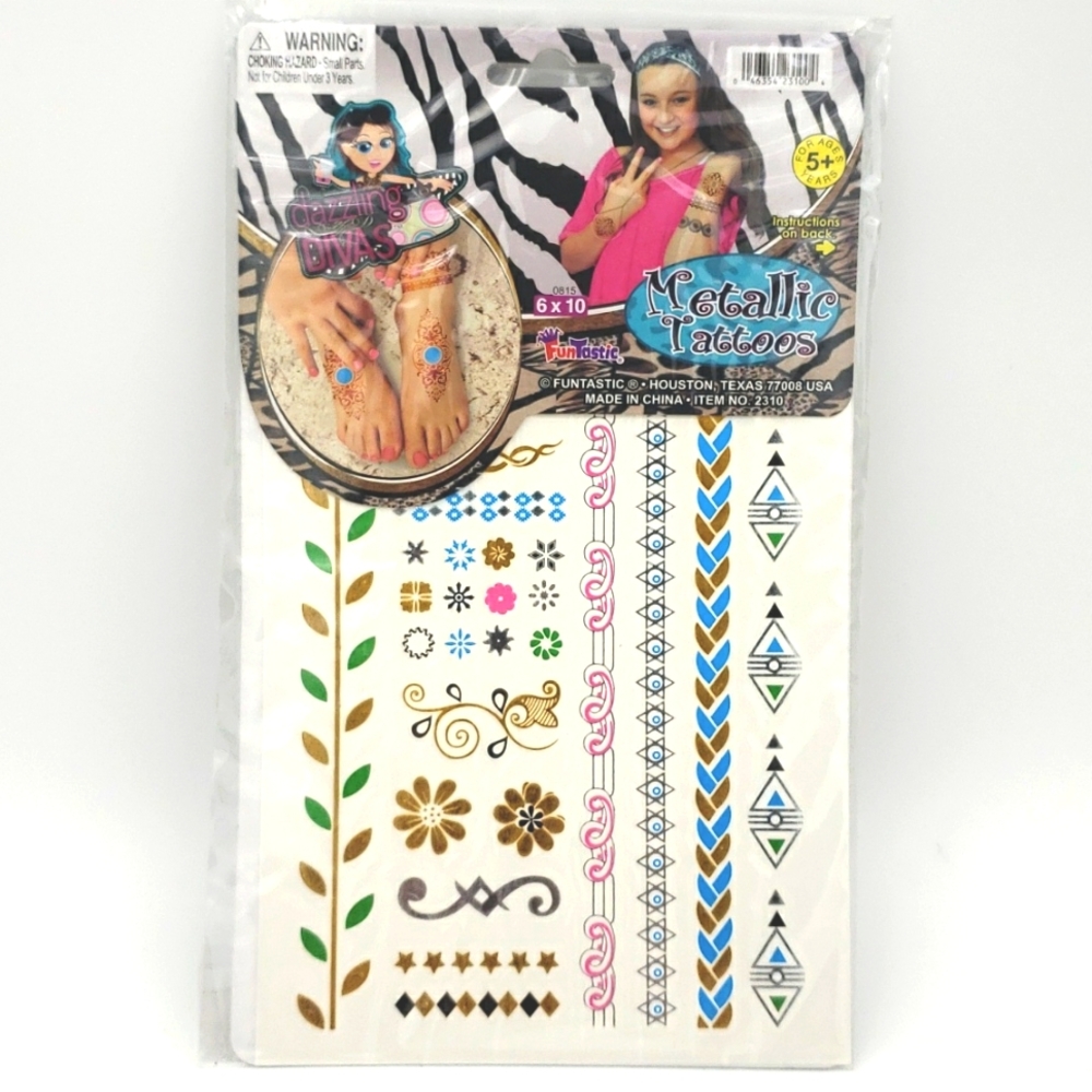 METALLIC TATTOOS $8 or 3/$12 BUNDLE